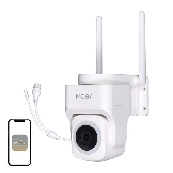 MOES WCM-B66 3 MP-es kültéri Wi-Fi IP-kamera