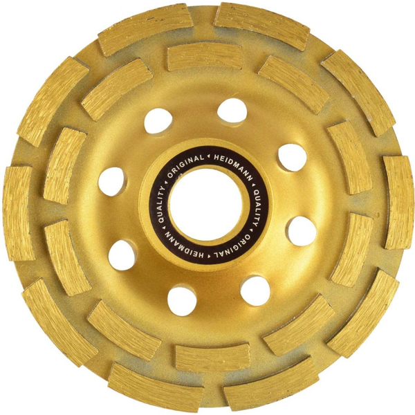  Geko Tarcza diam. segm.duble do szlifowania betonu 125mmx22.23 Heidmann(50)