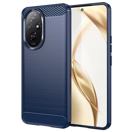 Gigapack Honor 200 szálcsiszolt, karbon mintás tok sötétkék (GP-159618) (GP-159618)