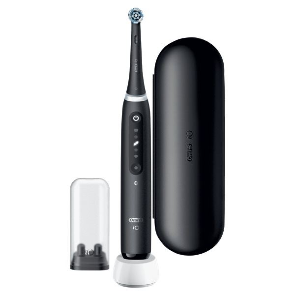 Oral-B IOSERIES5BL elektomos fogkefe Felnőtt Rezgő fogkefe Fekete (10PO010378)
