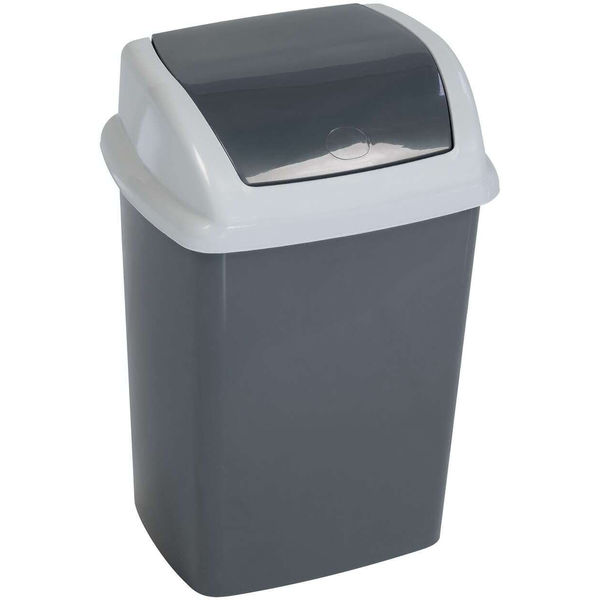Maul neu 9520587 Szemeteskuka 5 l Műanyag (Sz x Ma x Mé) 200 x 290 x 160 mm Szürke 1 db