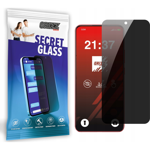 Szkło prywatyzujące GrizzGlass SecretGlass do Oppo A5 Pro