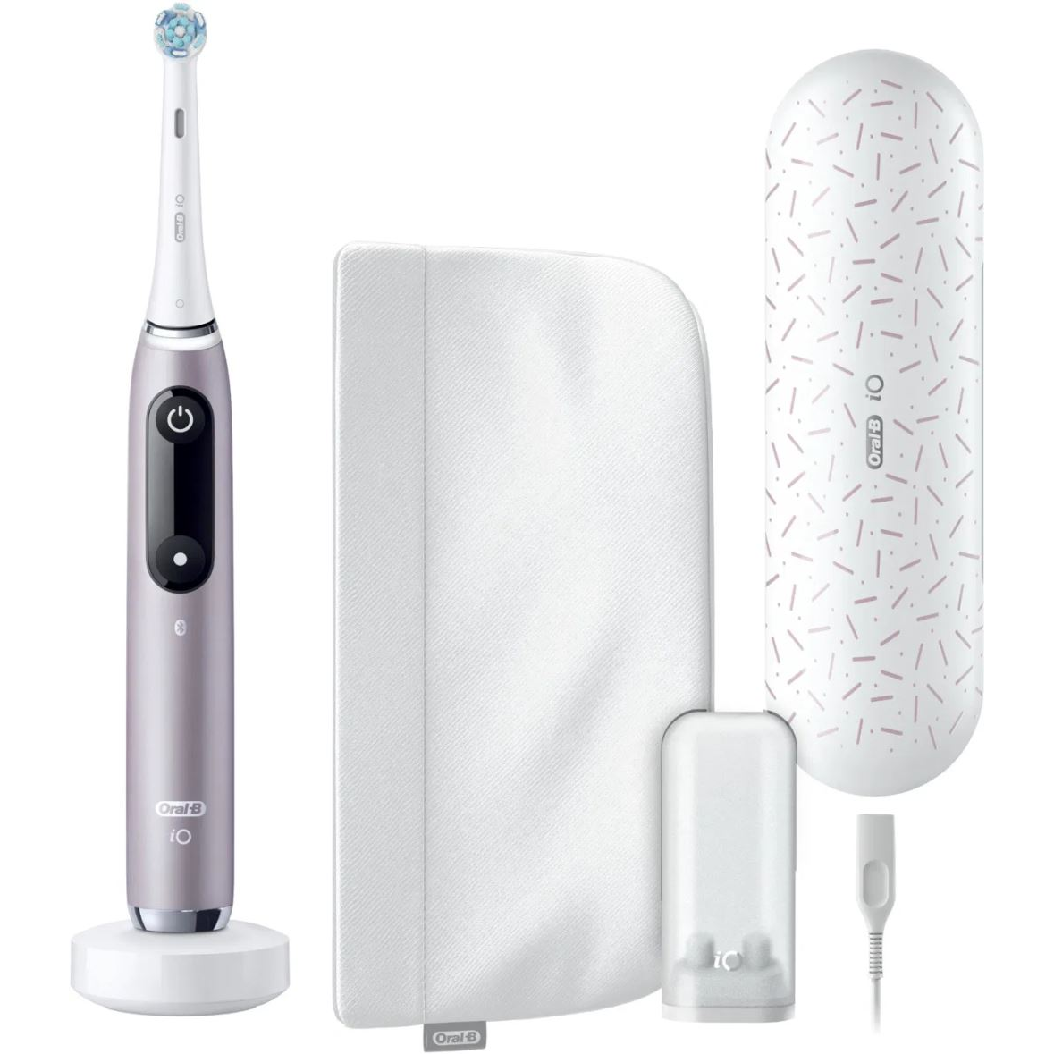Oral-B iO 9 Rose Quartz Elektrická zubná kefka, špeciálna edícia