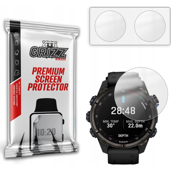 Folia matowa GrizzGlass PaperScreen do Garmin Descent Mk3i 51mm