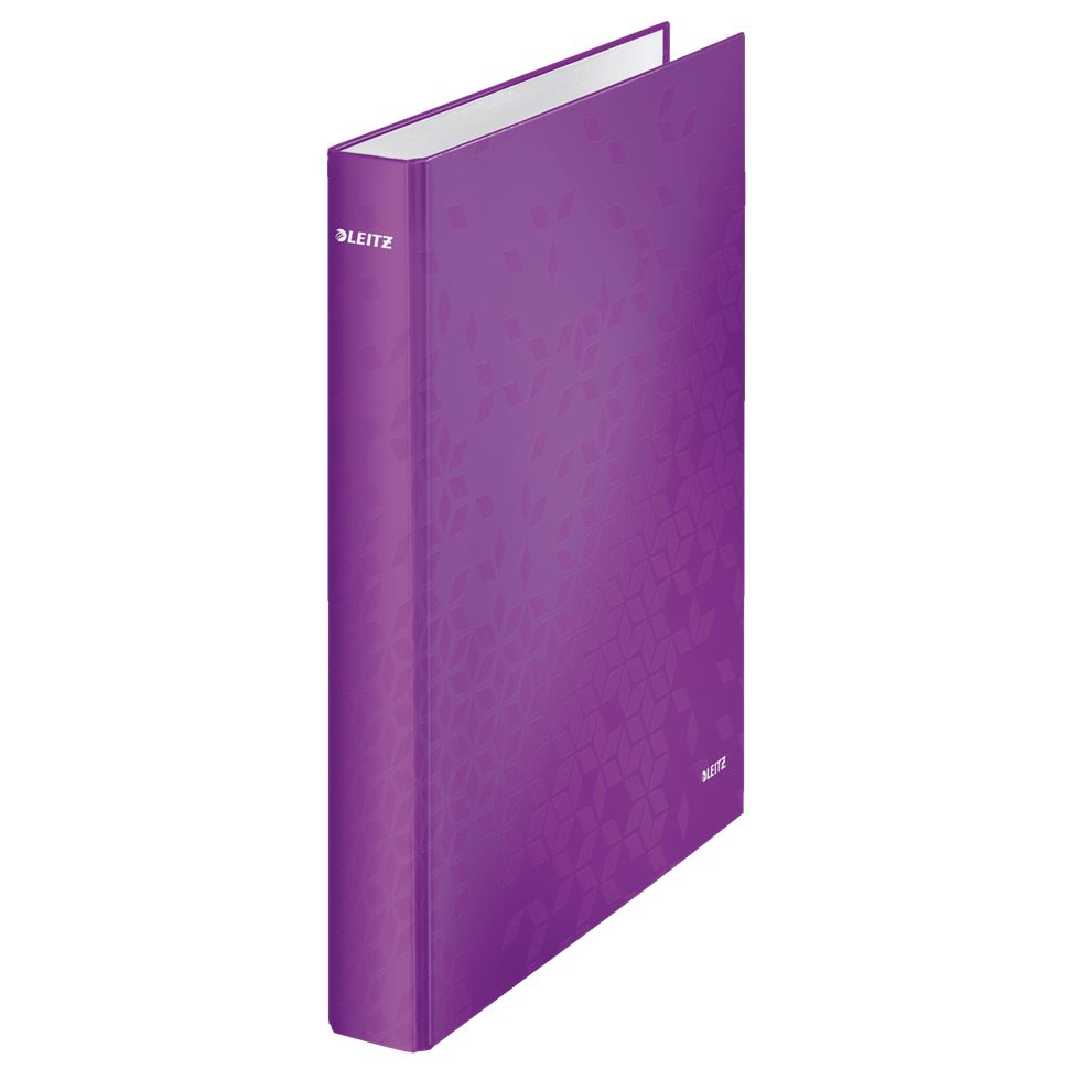 Leitz WOW laminált gyűrűskönyv lila (42420062) (lei42420062)
