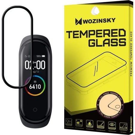 Wozinsky Full Glue Edzett Üveg Xiaomi Mi Band 6/Mi Band 5 Fekete Kerettel (glass_20200713111808)