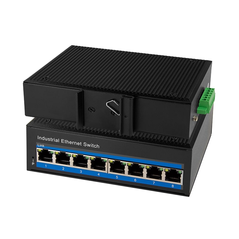 LogiLink Industrial Fast Ethernet PoE switch, 8 portos, 10/100 Mbit/s (NS201P) (NS201P)