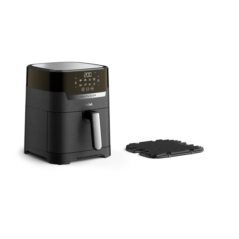 Tefal EY551HE0 AirFryer Okos Forrólevegős sütő 4,6L 1700 Watt - Fekete (EY551HE0)