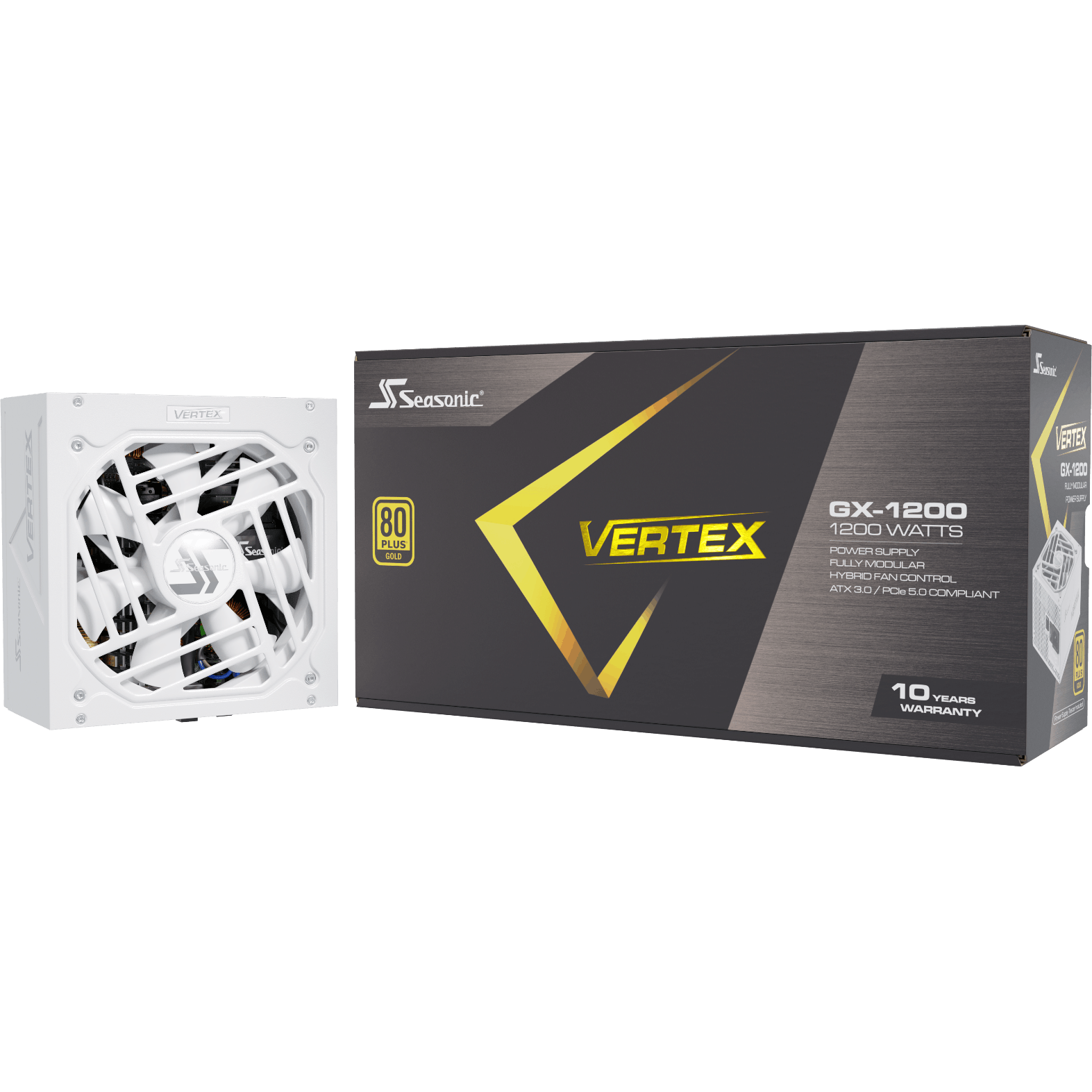 Seasonic 1200W Vertex GX 80+ Gold Tápegység - Fehér (VERTEX GX WHITE 1200)