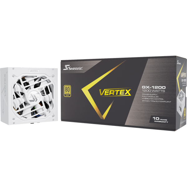Seasonic 1200W Vertex GX 80+ Gold Tápegység - Fehér