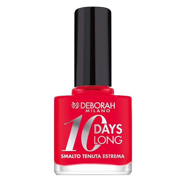 Deborah, 10 Days Long, Nail Polish, EN870, Coral Red, 11 ml