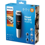 Philips MULTIGROOM Series 5000 MG5740/15 tondeuse à cheveux Noir, Gris Hybrides nickel-métal (NiMH)