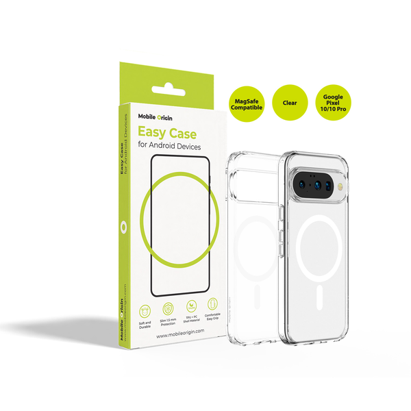 Mobile Origin Easy Case, MagSafe, Clear - Google Pixel 10 Pro/Google Pixel 10