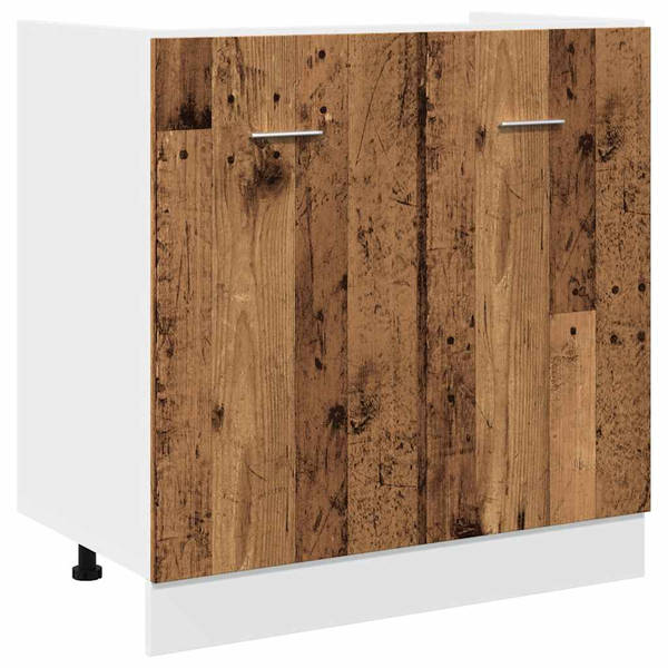  vidaXL vidaXL Szafka pod zlew, stare drewno, 80x46x81,5 cm