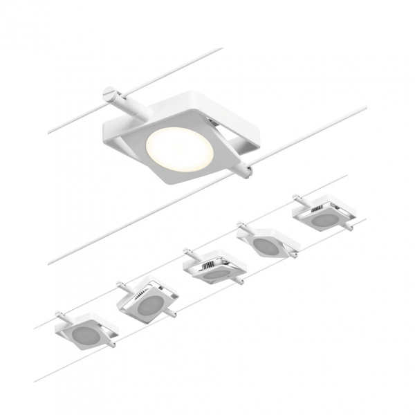 Oprawa zwieszana URail Capsule II 6W DIM 4000K 230V czarny matowy / chrom