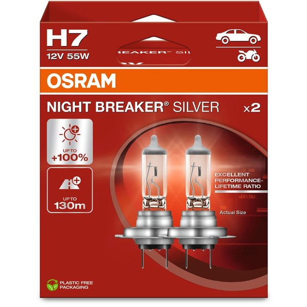 OSRAM H7 Night Breaker SILVER +100%, 2 db