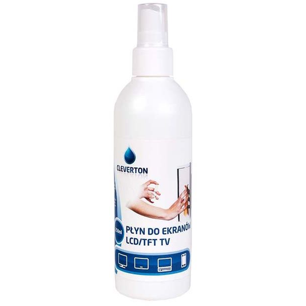  Cleverton Płyn do czyszczenia ekranów LCD 250 ml (CLE000003)