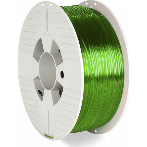 Verbatim 55057 3D-printmateriaal Polyethyleentereftalaatglycol (PETG) Groen, Transparant 1 kg