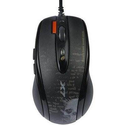 A4tech F5, V-Track herní myš, až 3000 DPI, pamäť 160 kB, 7 slotov, USB,