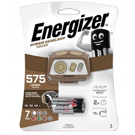 Energizer Fejlámpa Hybrid HDL60 + 3xAAA