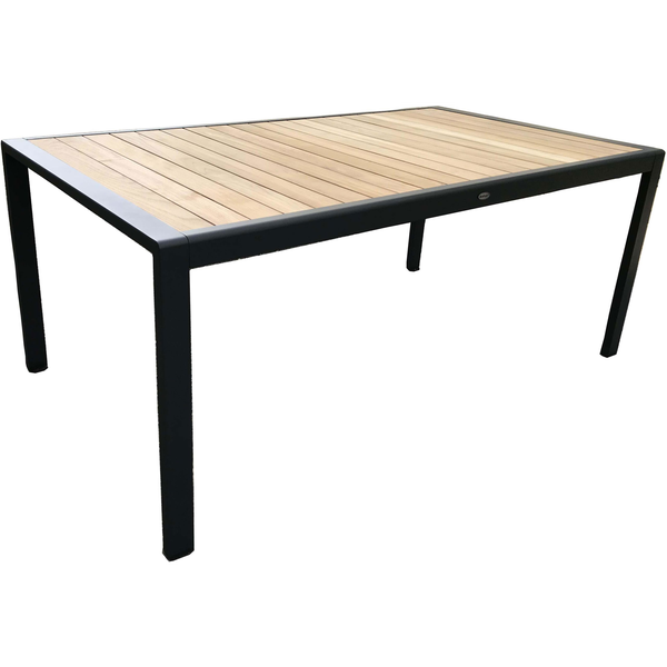 ROJAPLAST ANNECY Kerti asztal, alumínium, 180×100 cm