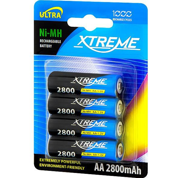 82-601# Akkumulátor r6 Ni-mh Aa 2800 mAh Xtreme r6 Ni-mh Aa 2800 mAh Xtreme (82-601#)