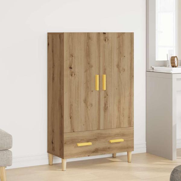  vidaXL vidaXL Szafka, dąb artisian, 70x31x115 cm, materiał drewnopochodny