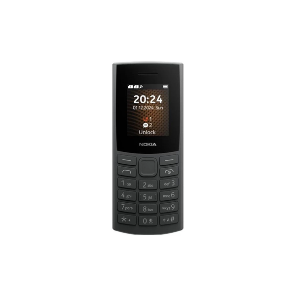 Nokia 105 (2024) Dual SIM 4G mobiltelefon, fekete