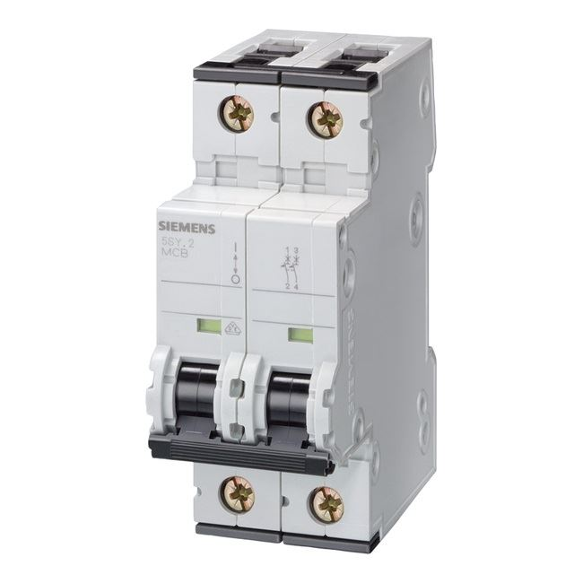 Siemens 5SY5220-6 AC/DC 10KA 2P B 20A kismegszakító (5SY5220-6)