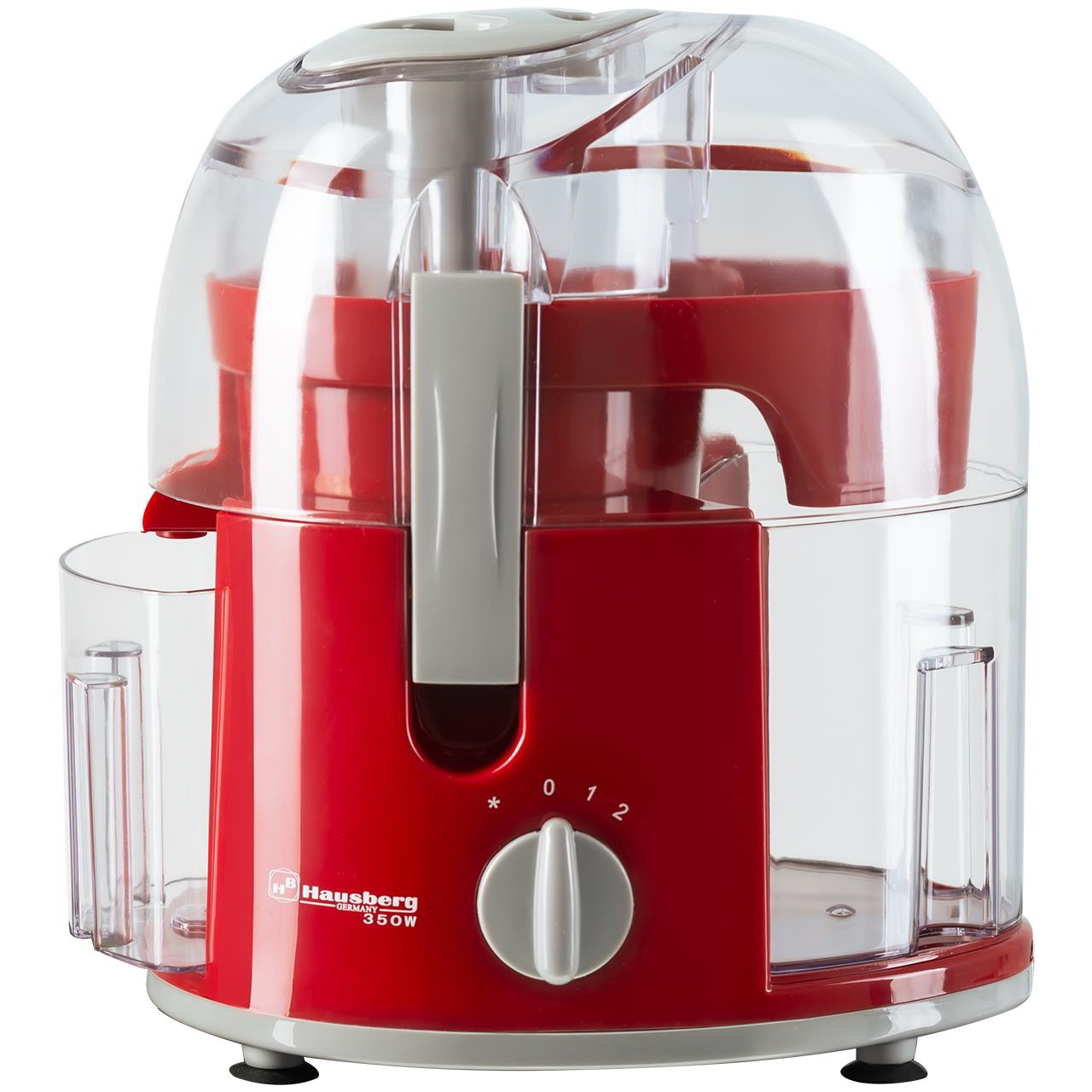 Hausberg HB-7500RS Gyümölcscentrifuga 0,4L - Vörös (HB-7500RS)