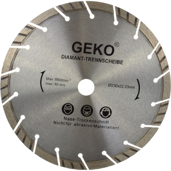 Geko tarcza diamentowa 230mm szara-laser (G00223)