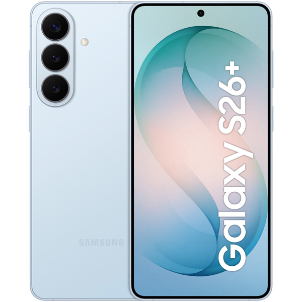 Smartphone Samsung Galaxy S26+ de 256 GB, albastru cer