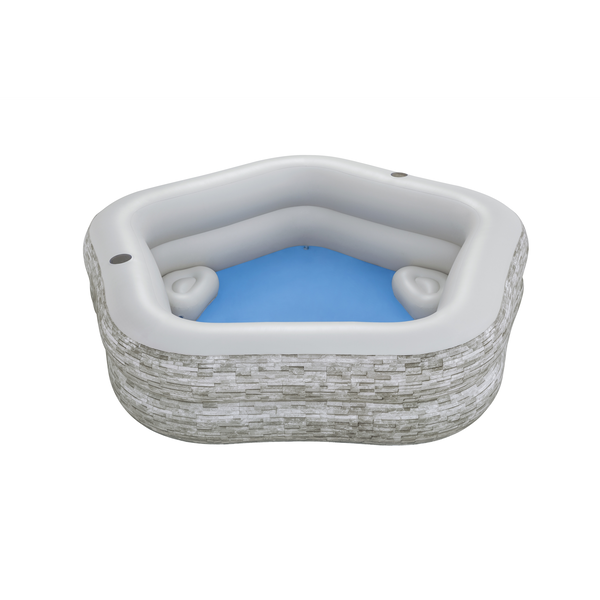 Bestway Family Pool TruPrint ötszögletű medence (213 x 206 x 53 cm )
