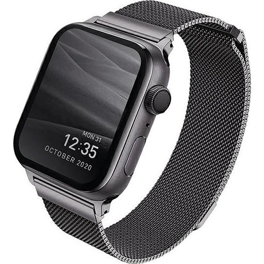 Uniq Dante Apple Watch 42/44/45mm Rozsdamentes acél szíj - Szürke