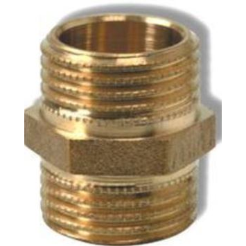 Viega Nypel mosiężny 3/8" - 102050