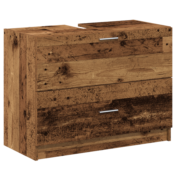 vidaXL Szafka na umywalkę  Stare Drewno 78x37x59 cm Drewno inżynieryjne