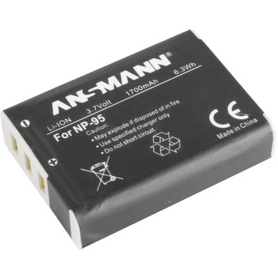 NP-95 Fujifilm kamera akku 3,7V 1700 mAh, Ansmann (1400-0022)