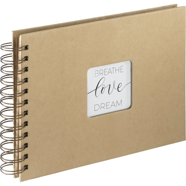 Hama Craft fotoalbum og arkbeskyttelse Brun 40 ark 10 x 15 Spiral indbinding