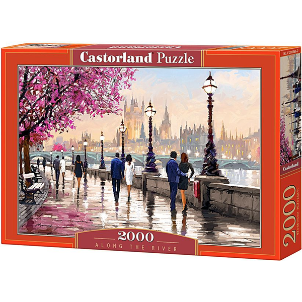 Castorland Along the river 2000 pcs Kirakós játék 2000 db Város