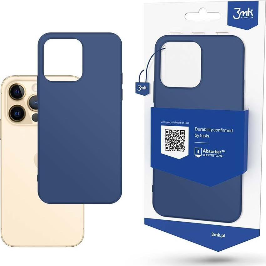 3mk Matt TPU anyagú Telefontok Áfonya Apple iPhone 13 Pro (3mk Matt Case blueb(33))