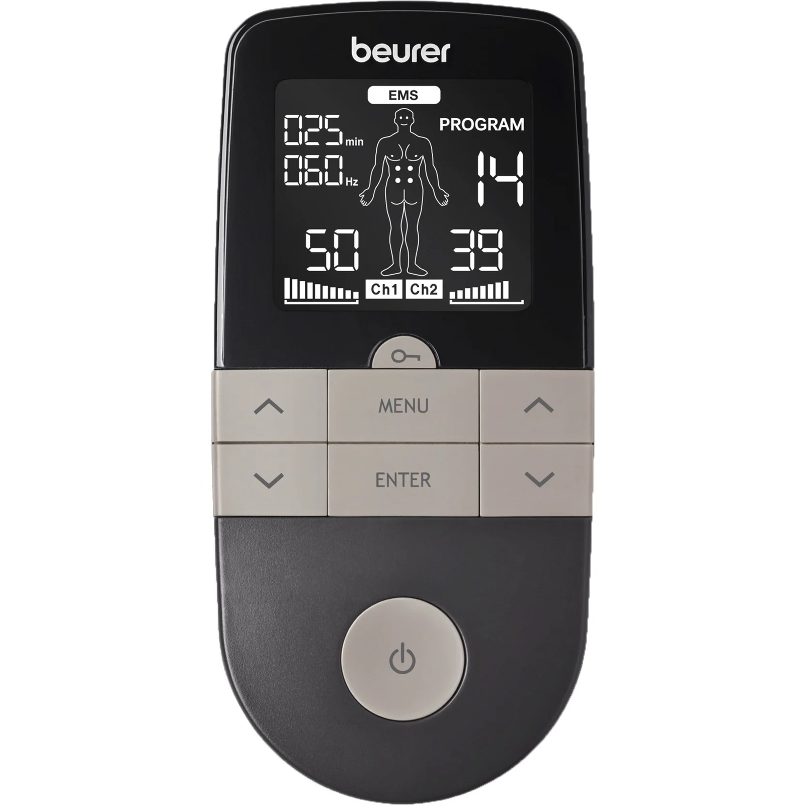 Beurer 60428 TEMS/EMS Akkus Digitális Izom-Ideg Stimuláló Készülék - Fekete (60428)