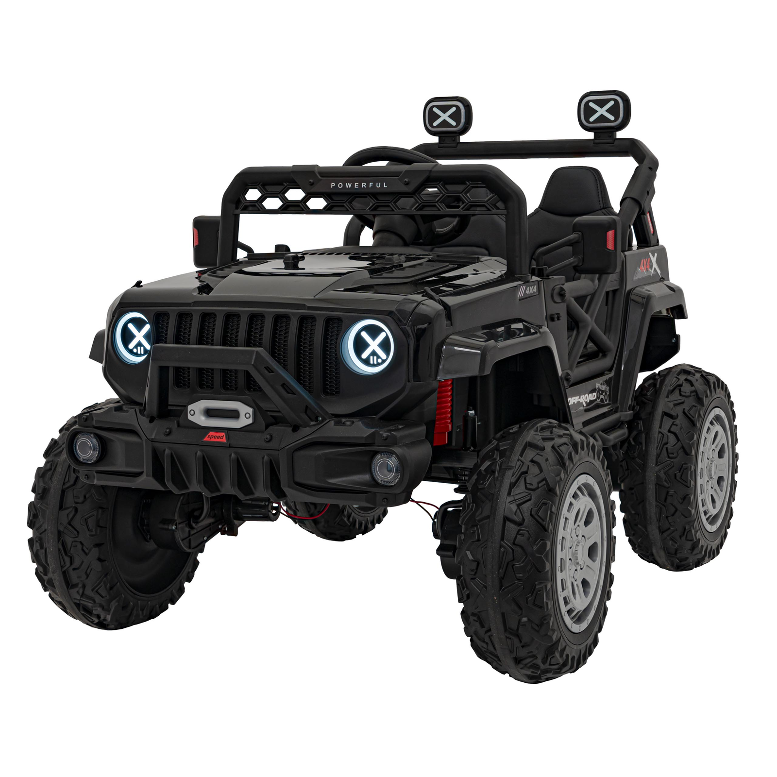 Ramiz OFF ROAD Speed Elektromos autó - Fekete (PA.HL598.CZ)