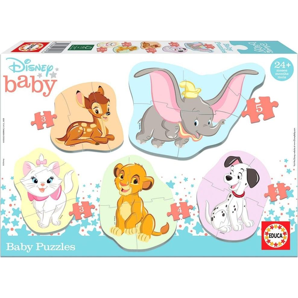Educa 5 az 1-ben Baby Puzzle - Disney Állatok (459741)