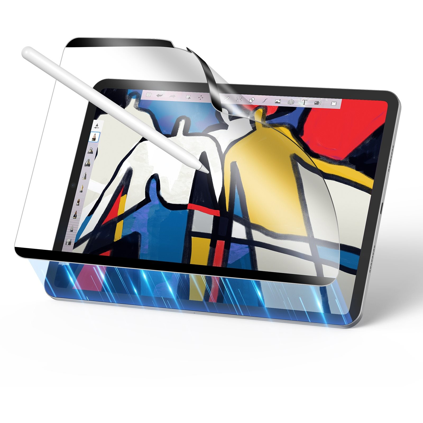 ESR Paper-Feel Magnetic Screen Protector, Compatible with iPad Pro 13 (2024) üvegfólia (1E0820103)