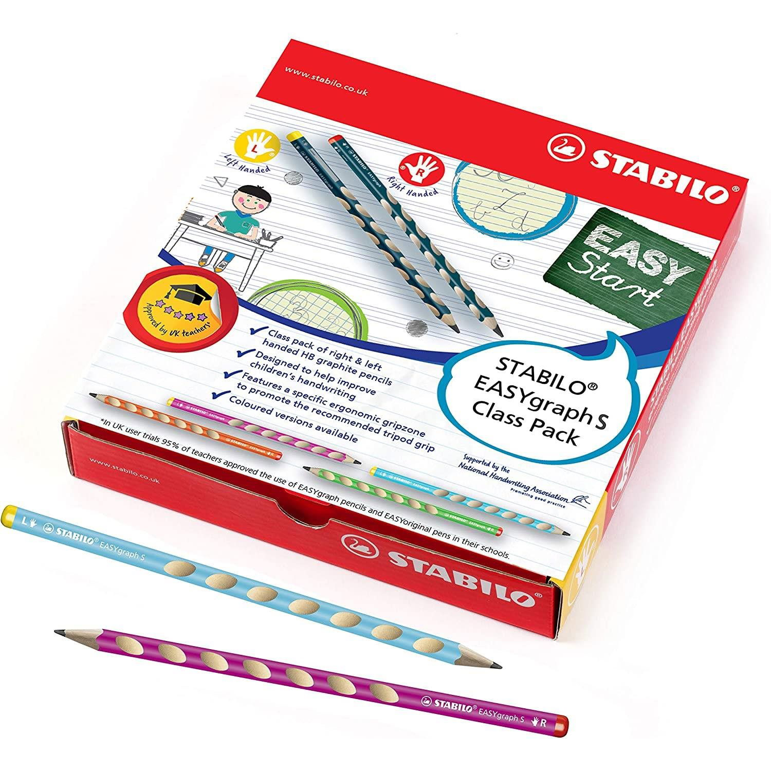 STABILO EASYgraph S - 48 db, HB, különböző színekben (4006381538206)