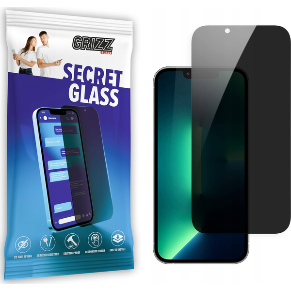 GrizzGlass Szkło prywatyzujące GrizzGlass SecretGlass Apple iPhone 13 Pro