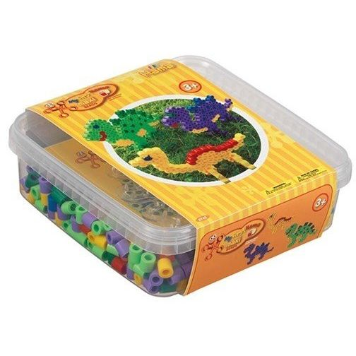 Hama Beads And Pegboard In Box Dinosaur (8742)