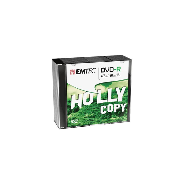 Dvd-r Emtec Capacidad 4,7gb Ve Locidad 16x 10 Unidades