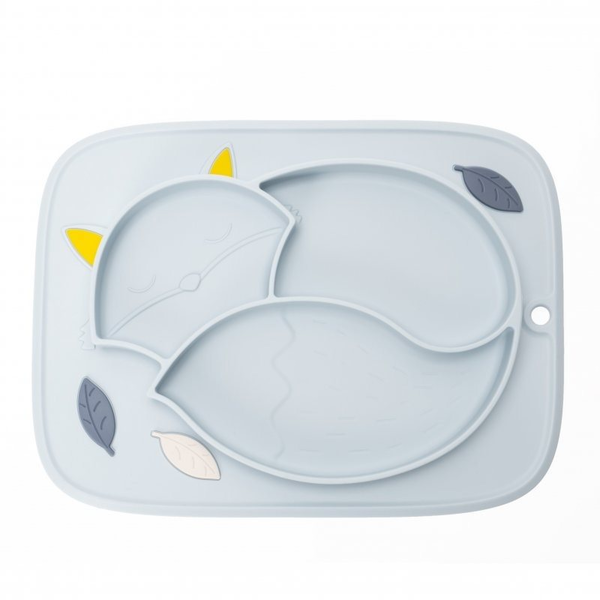 innoGIO GIOfresh Fox Blue szilikon tányér