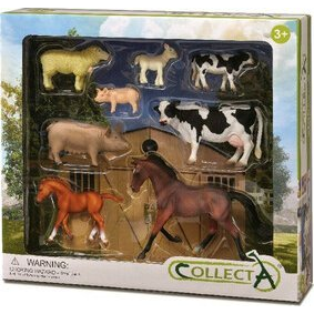 Figurka Collecta Zwierzęta z farmy. Zestaw 8 el.